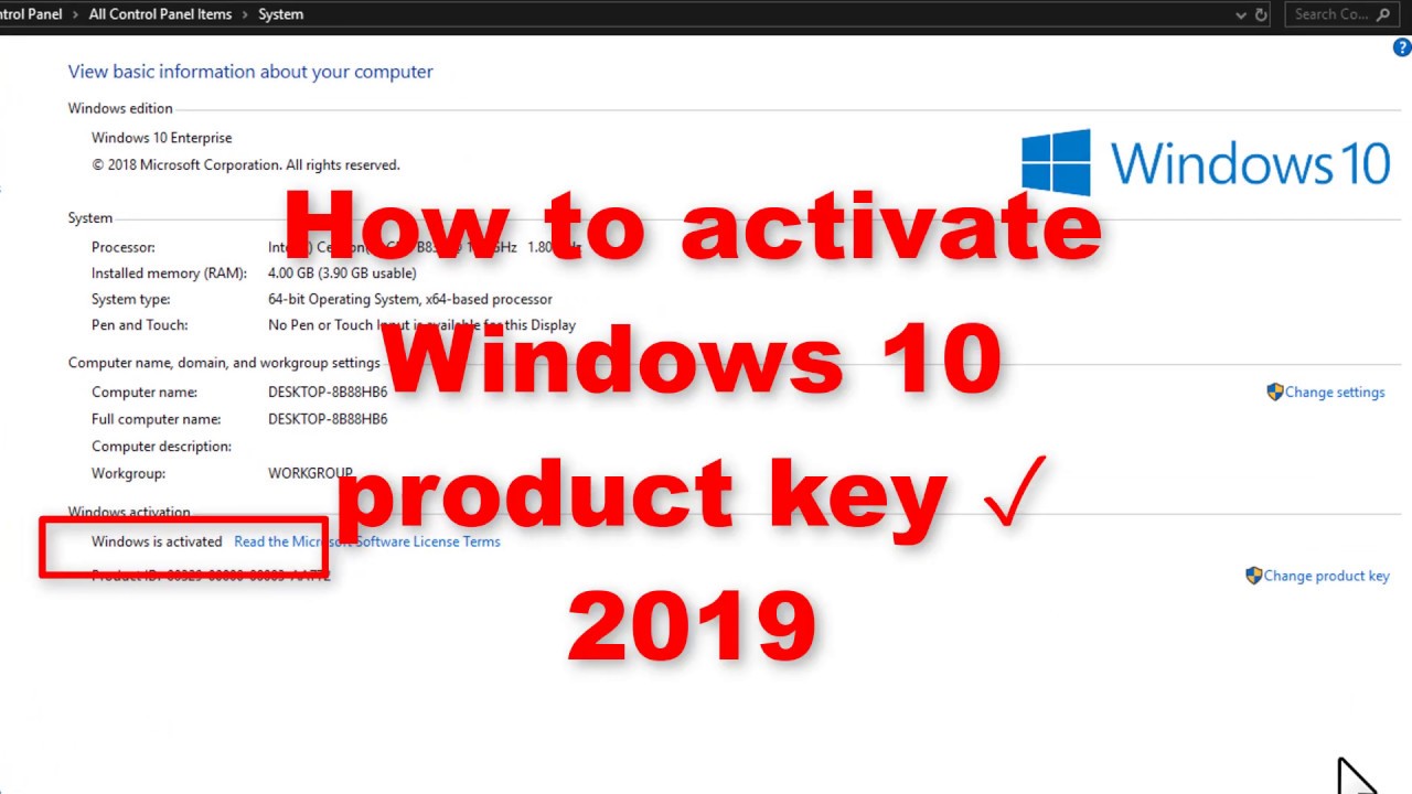 windows 10 activation bypass